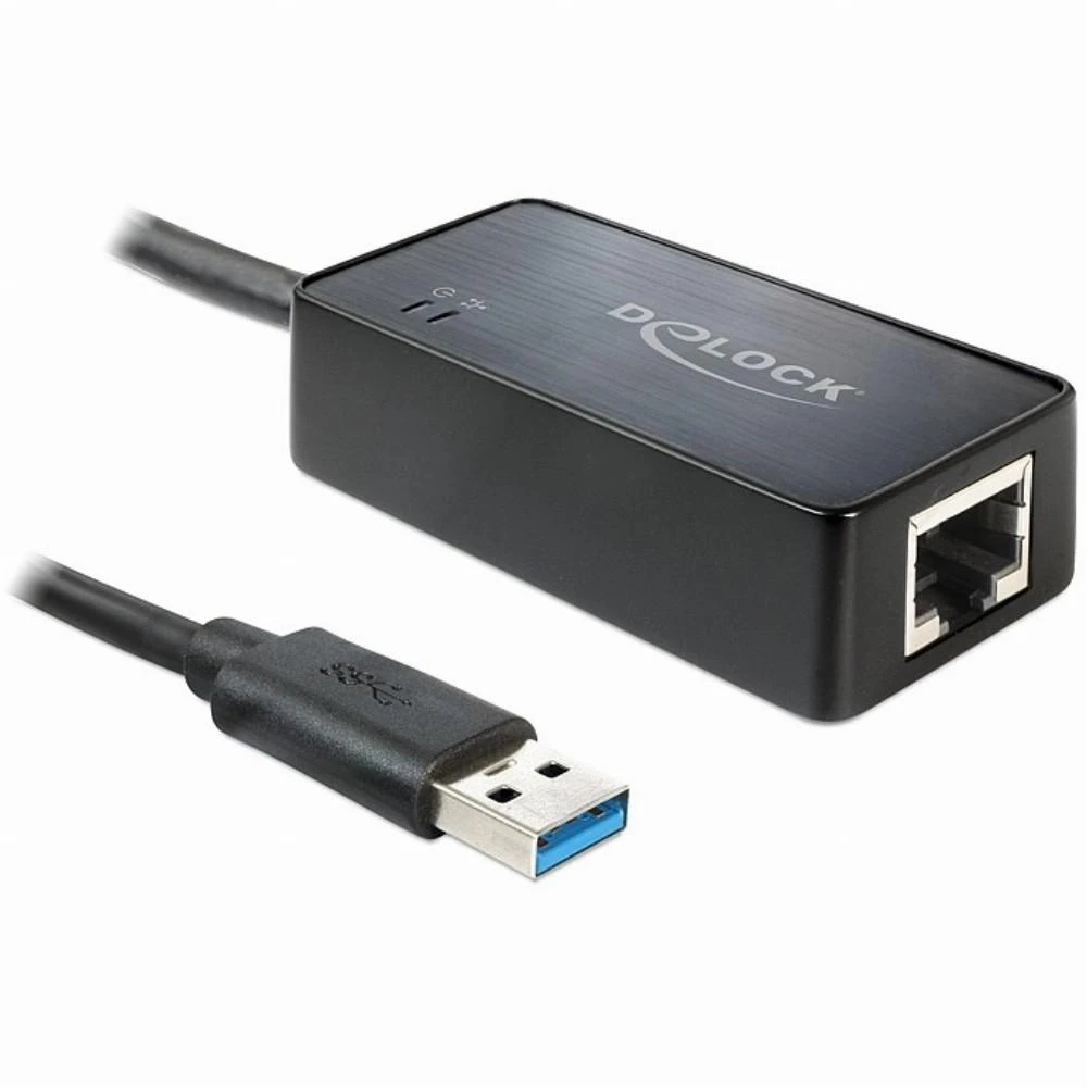 Delock USB 3.0 į RJ45 tinklo adapteris su šlifuoto metalo korpusu