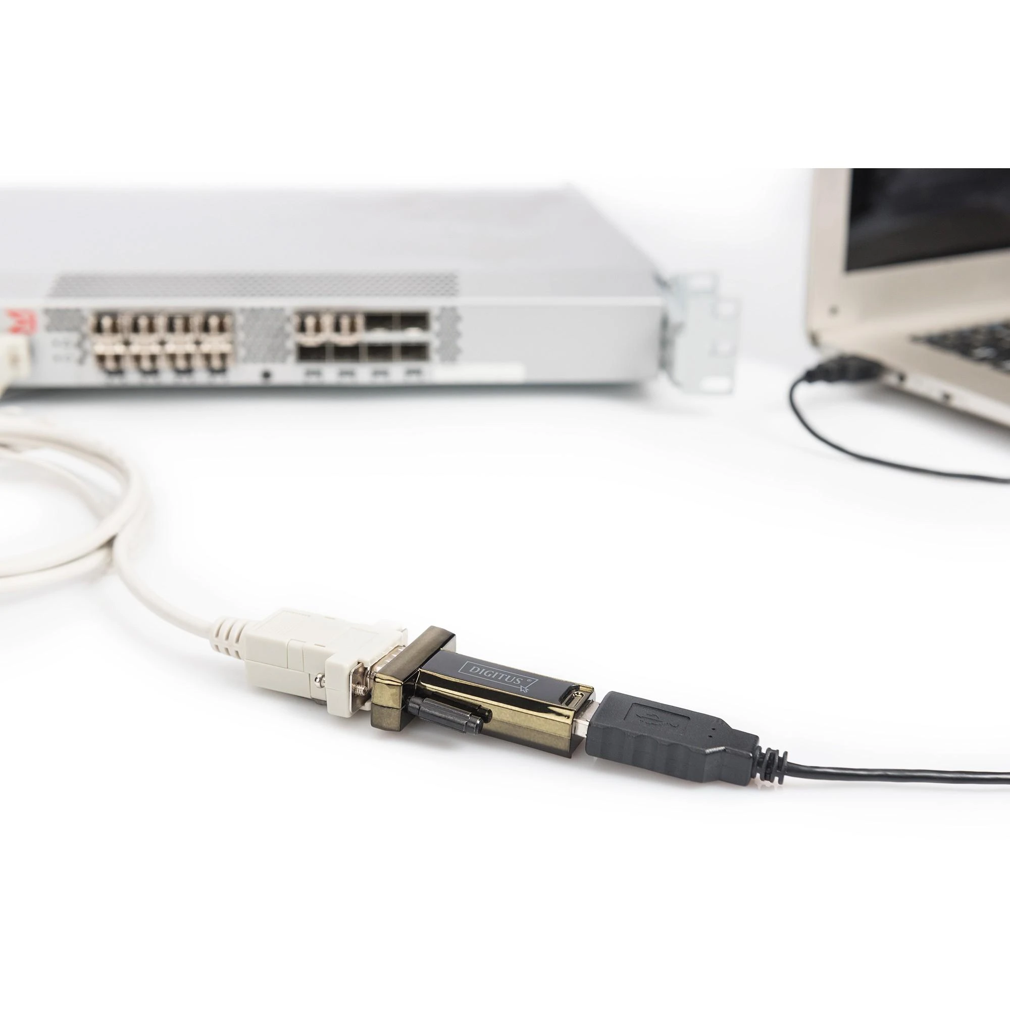 Assmann Electronic Assmann elektroninis DIGITUS 40x keitiklis USB2.0 į serijinį RS232 įsk. USB laidas 80cm juodas FTDI/FT323RL Chipset