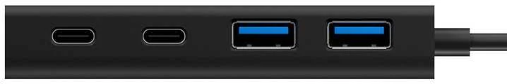 ICY BOX USB 3.0 HUB Type-C iki 2x Type-C ir 2x Type-A jungtys