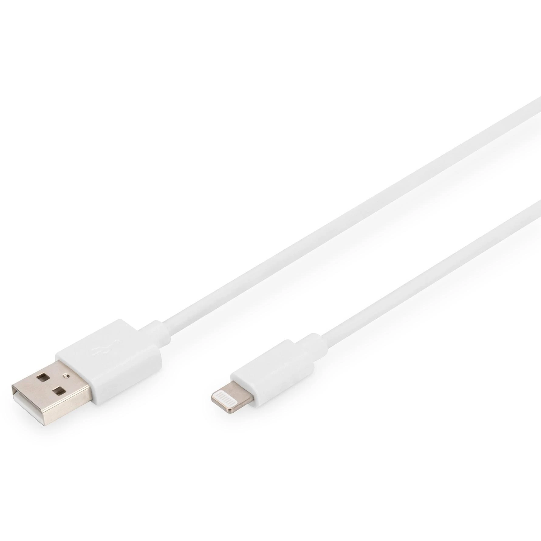 Digitus Skaitmenas | Įkroviklis/duomenų kabelis | DB-600106-010-W | USB-A į „Lightning“.
