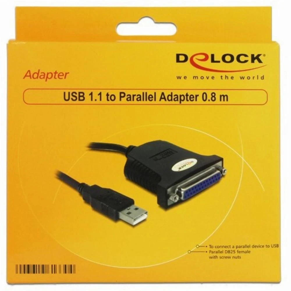 Adapteris Delock USB 1.1, USB - IEEE 1284 / 61330