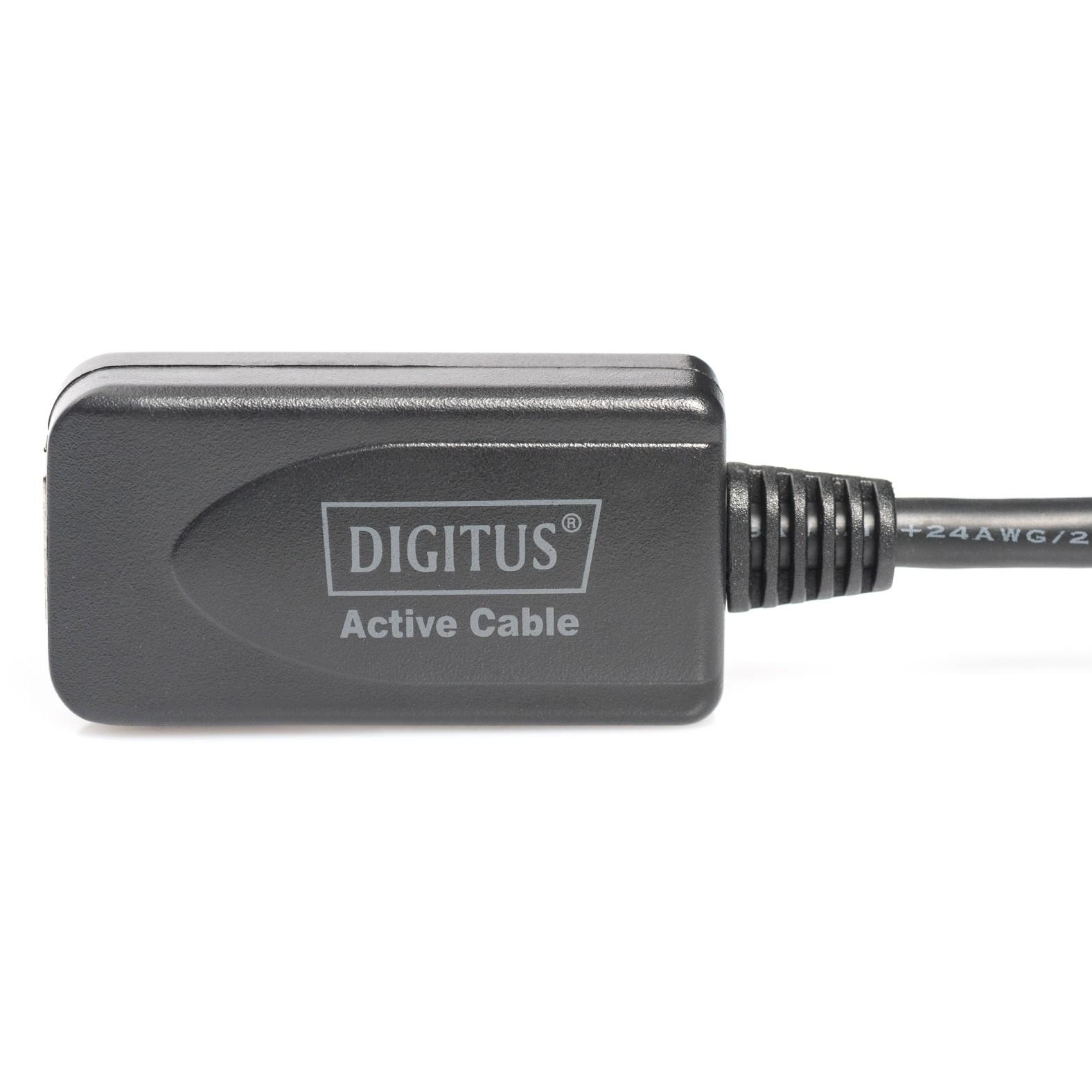 Assmann Electronic DIGITUS kartotuvo laidas USB2 ilgintuvas su stiprintuvu 5m