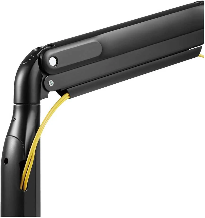 Laikiklis V7 DUAL MONITORIUS GAS SPRING MOUNT/ERGO CROSSBAR HANDLE FULL MOTION