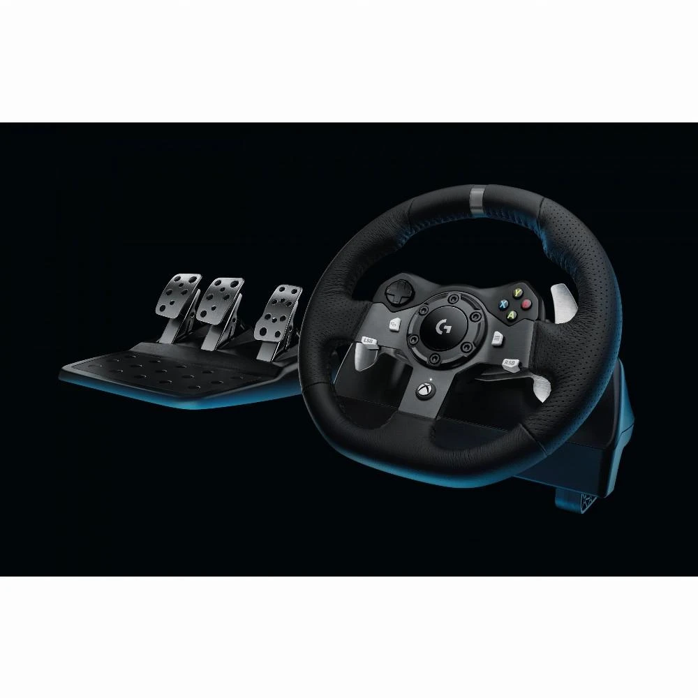 Logitech G920 Driving Force žaidimų vairas skirtas Xbox One ir PC su pedalais