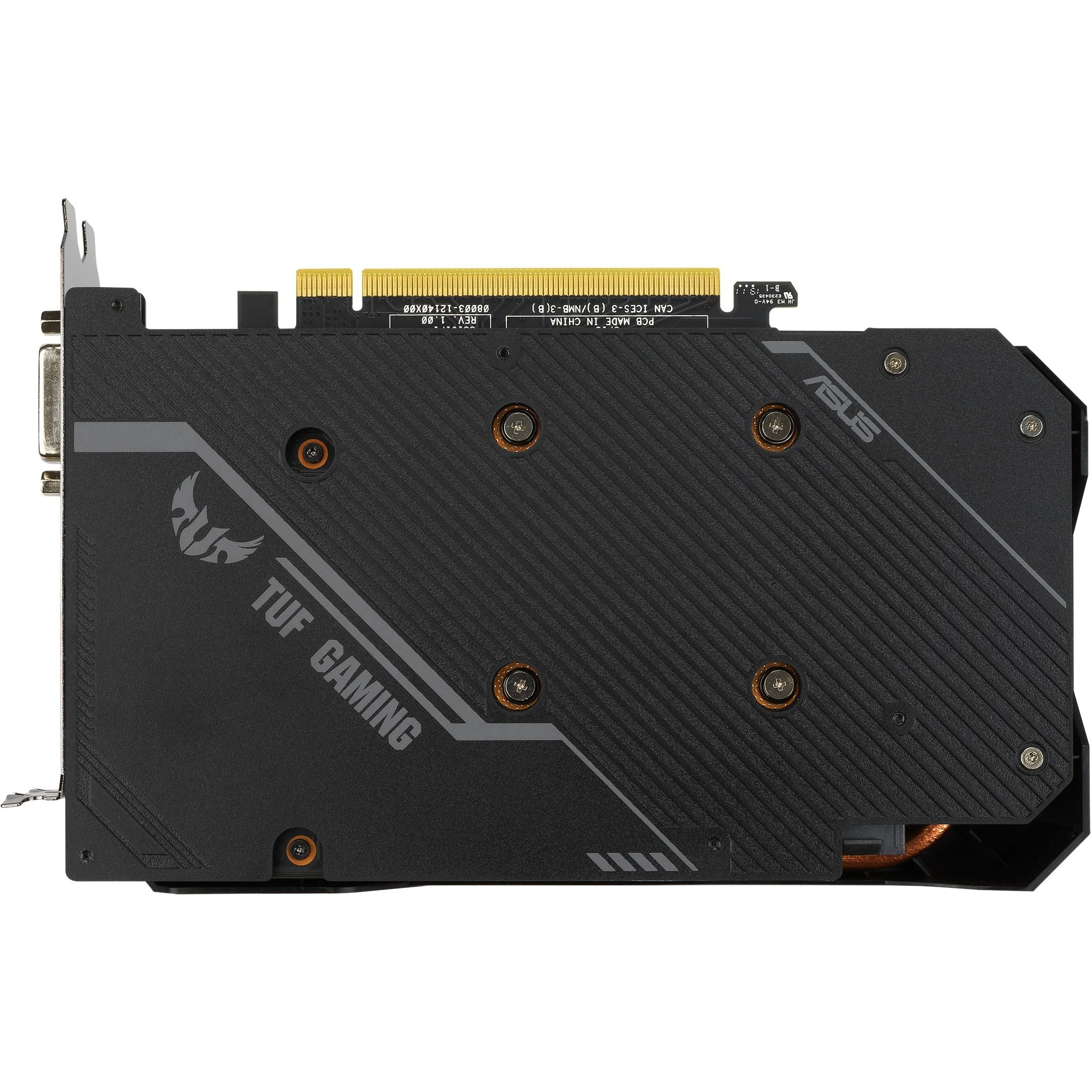 Vaizdo plokštė Asus TUF-GTX1660TI-O6G-EVO-GAMING NVIDIA, 6 GB, GeForce GTX 1660 Ti, GDDR6, PCI Express 3.0, DVI-D talpa 1, HDMI talpa 2, Atminties laikrodžio greitis 12000 MHz