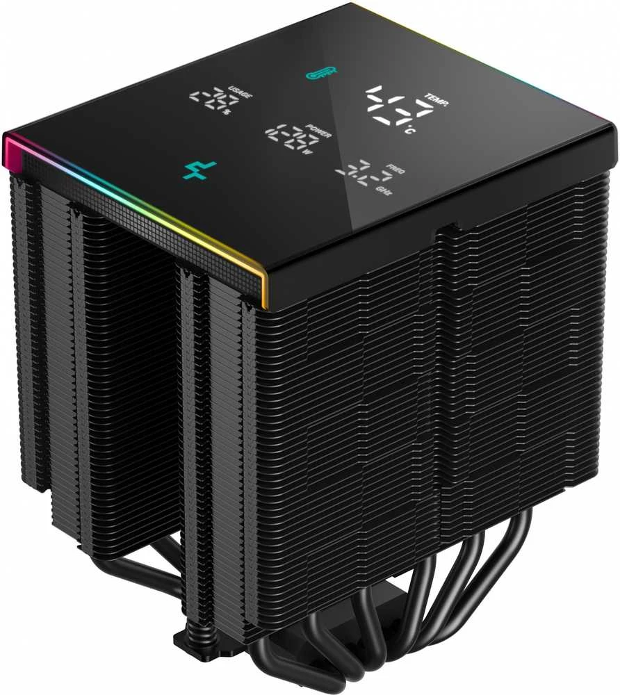 Procesoriaus Aušintuvas - Deepcool AK620 DIGITAL PRO RGB, 1750 RPM, 25 dB