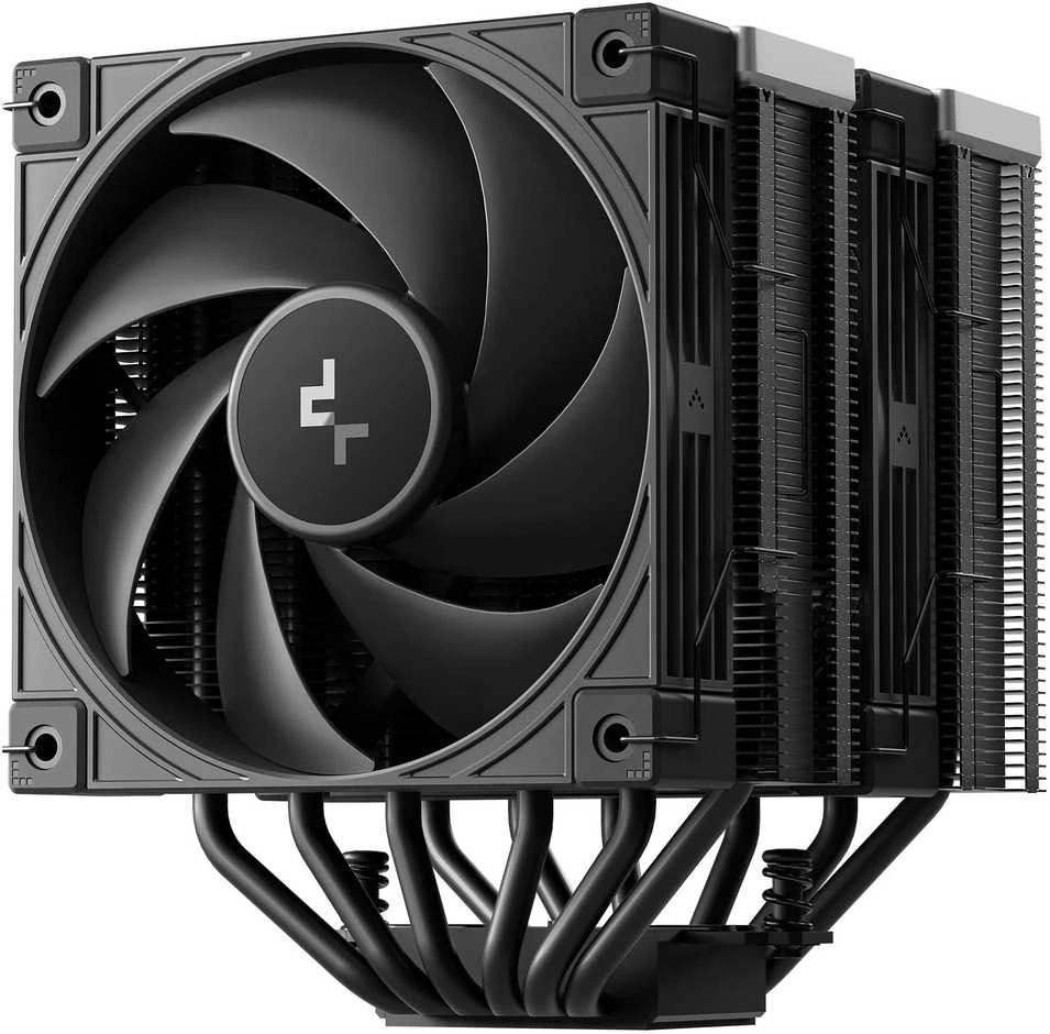 Deepcool AK620 G2 aušintuvas su juodomis mentėmis