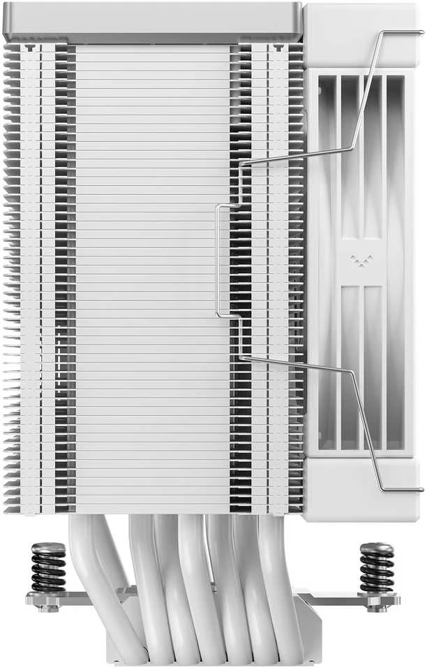 Deepcool AK700 DIGITAL baltas šoninis profilis
