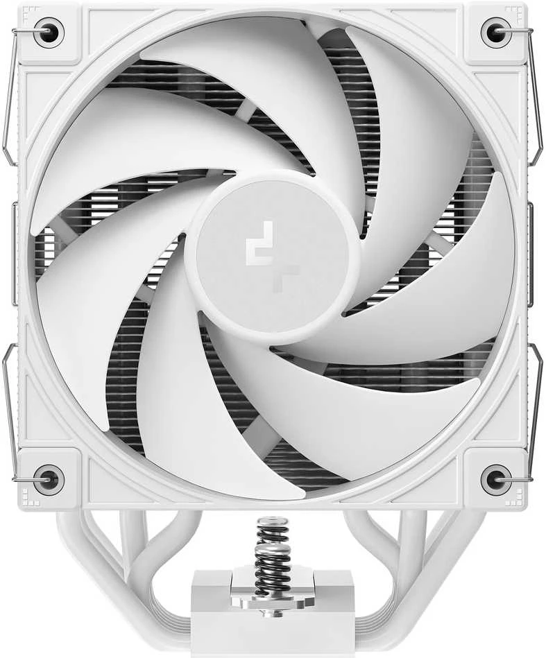 Deepcool AK700 DIGITAL baltas aušintuvas iš priekio