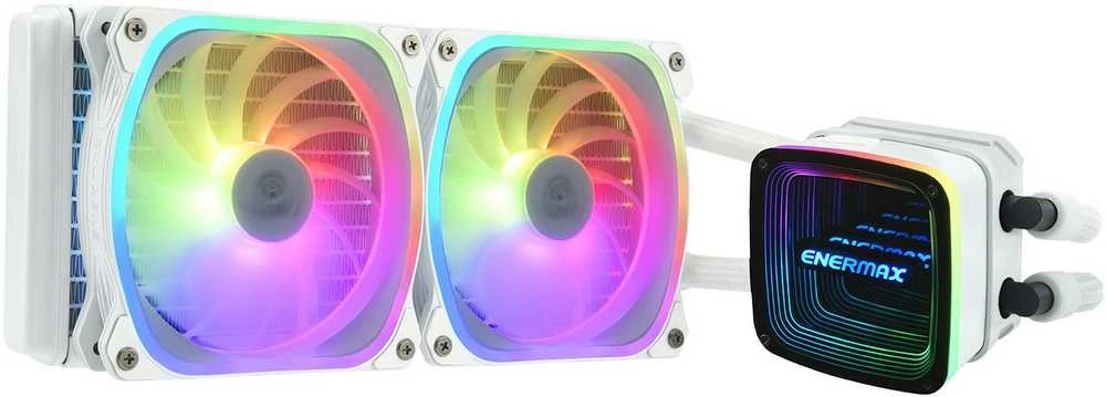 Enermax ELC-AQFA240-SQA-W Kompiuterio aušinimo sistema Procesorius Aušinimo skysčiu rinkinys 12 cm Balta 1 vnt