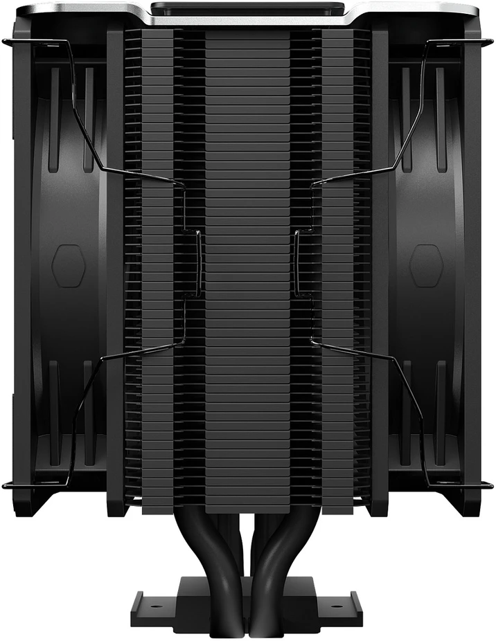 COL Cooler Master V4 Alpha 3DHP Juodas Procesorius Orinis aušintuvas 12 cm Juoda 1 vnt
