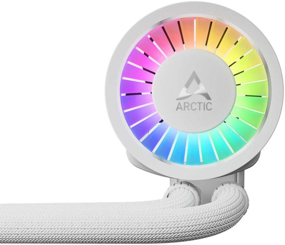 Arctic Cooling ARCTIC Liquid Šaldiklis III Pro 360 A-RGB procesoriaus aušintuvas, baltas