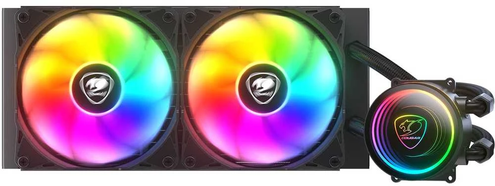 COUGAR Poseidon Elite ARGB 240 AiO Liquid Cooler, Juodas