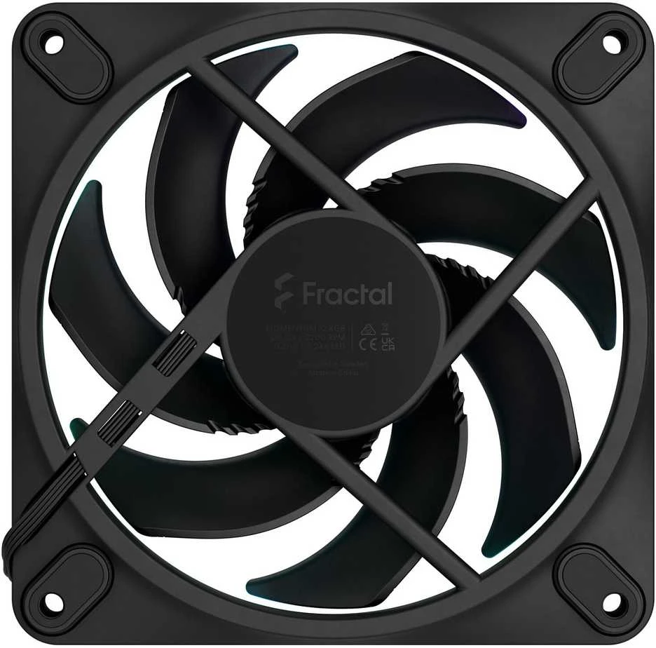„Fractal Design“ | Kompiuterio ventiliatorius, 3 vnt. pakuotė | „Momentum 12 RGB“