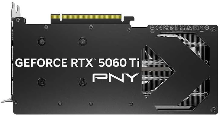 Vaizdo plokštė Grafikos plokštė PNY GEFORCE RTX 5060TI 8GB - OVERCLOCKED DUAL FAN