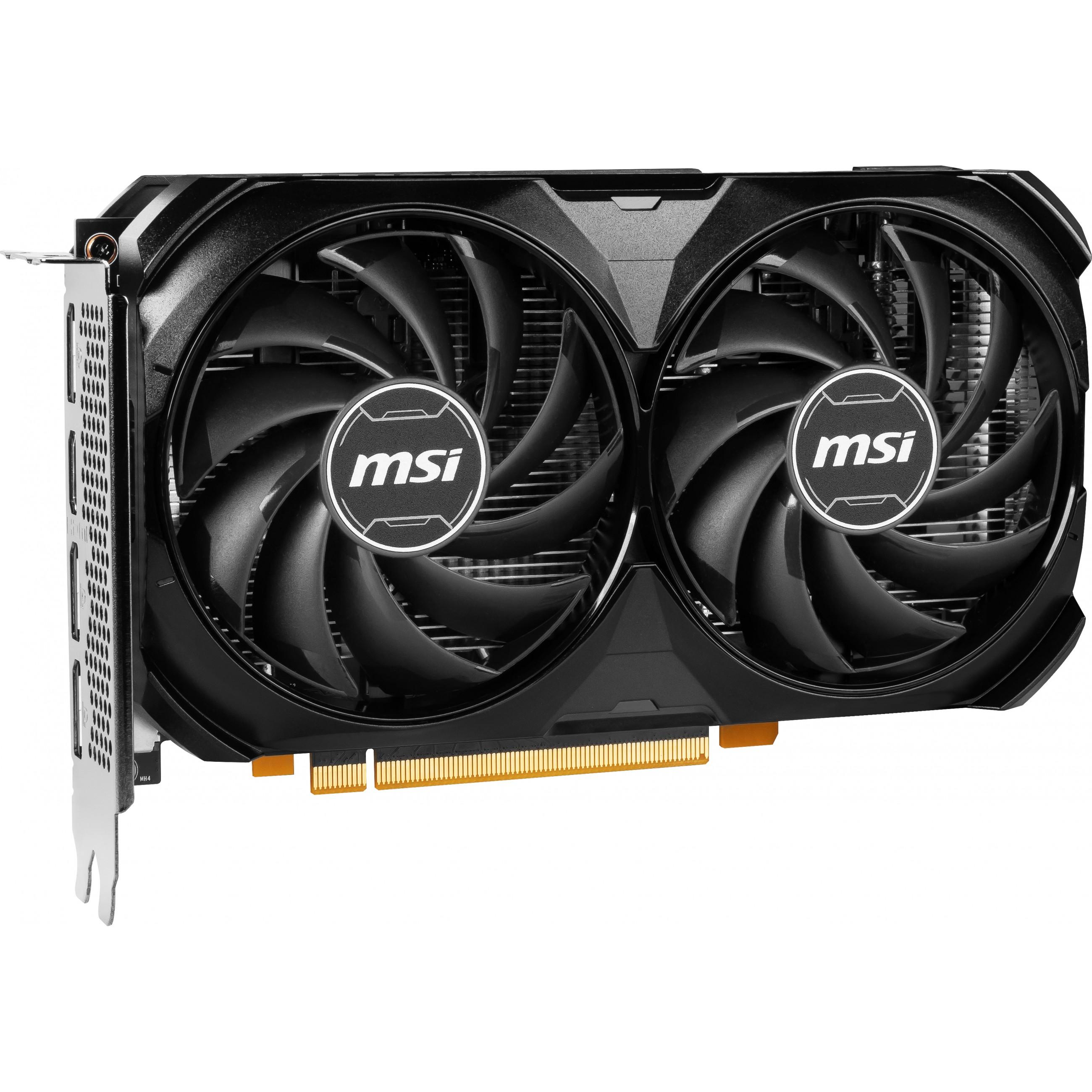 Vaizdo plokštė MSI GeForce RTX 4060 VENTUS 2X BLACK 8G OC GDDR6
