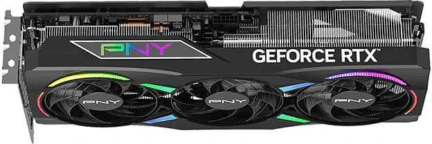 PNY Technologies RTX 5070TI 16GB PNY žaidimų vaizdo plokštė su trijų ventiliatorių ventiliatoriumi ARGB