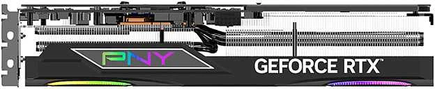 PNY Technologies RTX 5070TI 16GB PNY žaidimų vaizdo plokštė su trijų ventiliatorių ventiliatoriumi ARGB