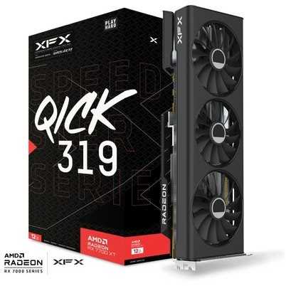 Vaizdo plokštė XFX RADEON RX 7700 XT SPEEDSTER QICK319 Juodas