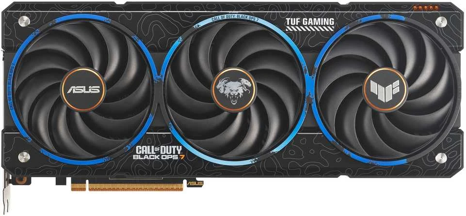 Vaizdo plokštė ASUS TUF Gaming Radeon RX 9070 XT COD BO7 specialus leidimas, 16384 MB GDDR6