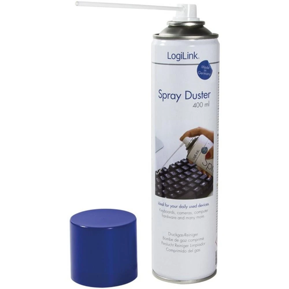LogiLink Prisijungti | Valymas Duster Purškiklis (400 ml) | Suspausto oro valytuvas | 400 ml