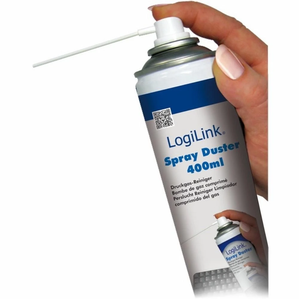 LogiLink Prisijungti | Valymas Duster Purškiklis (400 ml) | Suspausto oro valytuvas | 400 ml