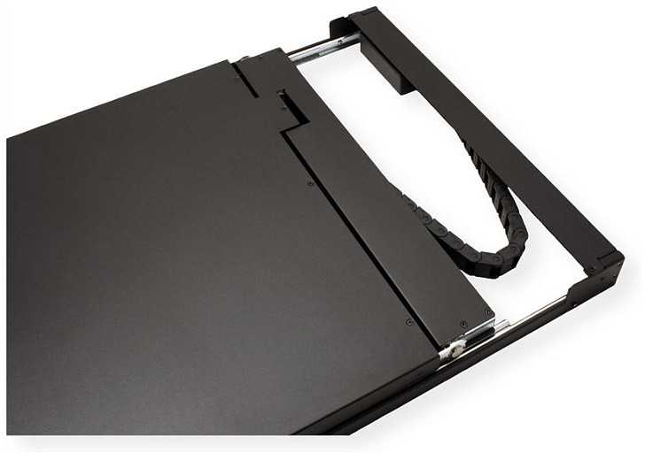 Konsolė KVM Value Konsolė KVM 19, 48 cm (19) TFT (16:9), VGA, USB, układ klawiatury francuskiej