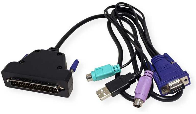 Konsolė KVM Value Konsolė KVM 19, 48 cm (19) TFT (16:9), VGA, USB, układ klawiatury niemiecki