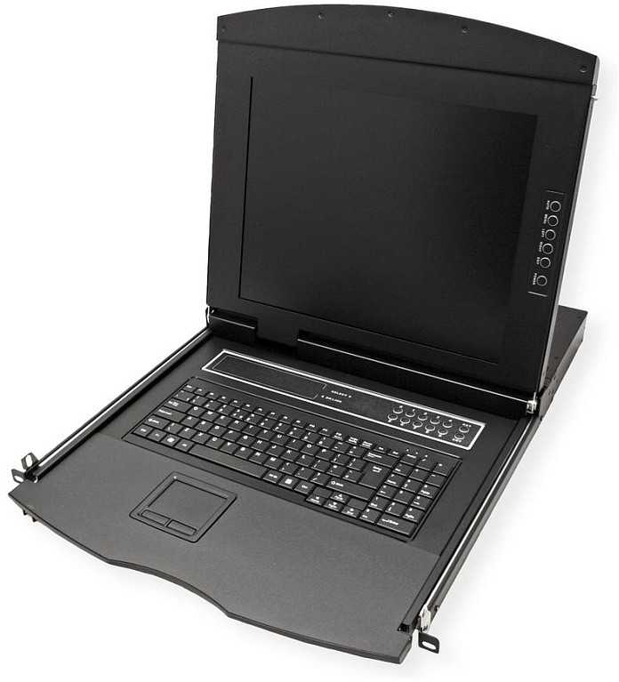 Przełącznik Value Przełącznik KVM 19, 8 portów, 43 cm (17) TFT (4:3), VGA, USB, układ klawiatury szwajcarskiej (CH)