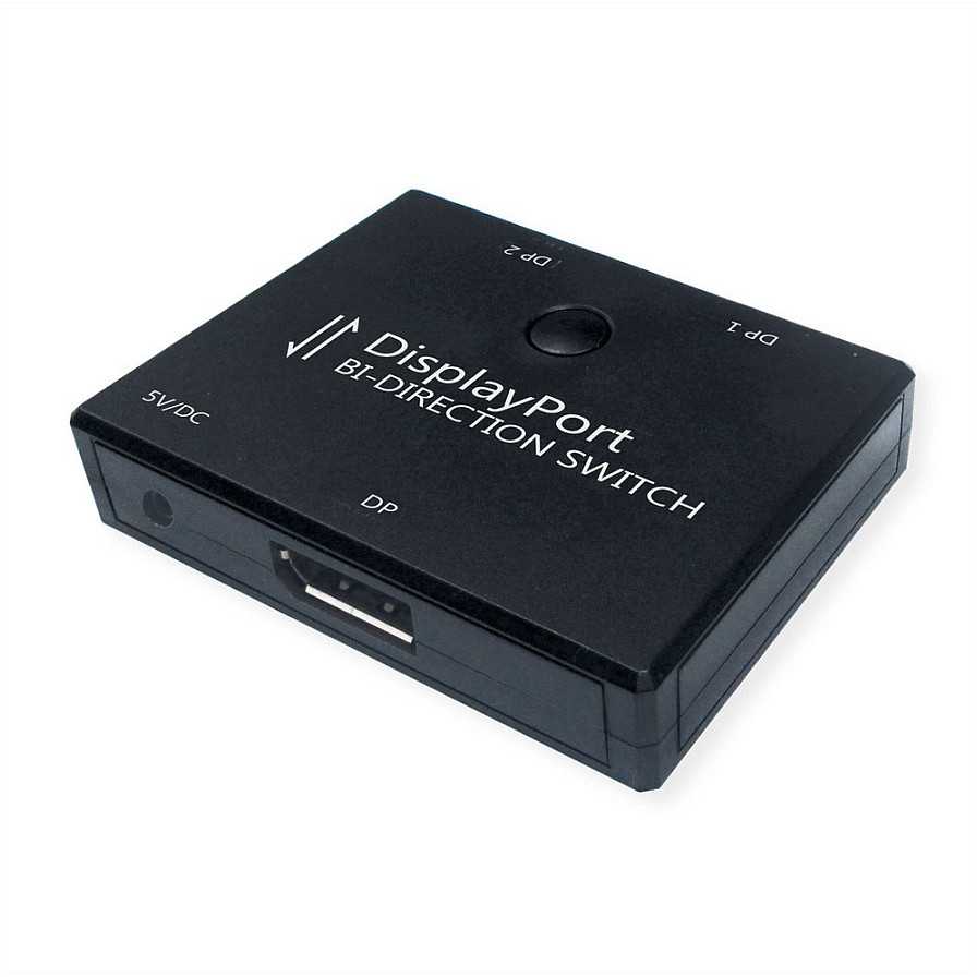 Value Przełącznik 4K DisplayPort, 2-żyłowy, dwukierunkowy
