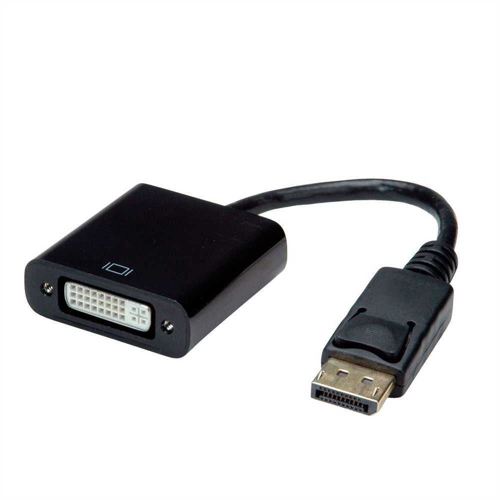 Kabelis Value DisplayPort - DVI-D 0.15m juoda (12.99.3137)