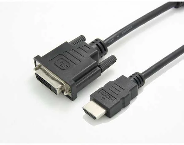 HDMI į DVI adapterio laidas su jungtimis