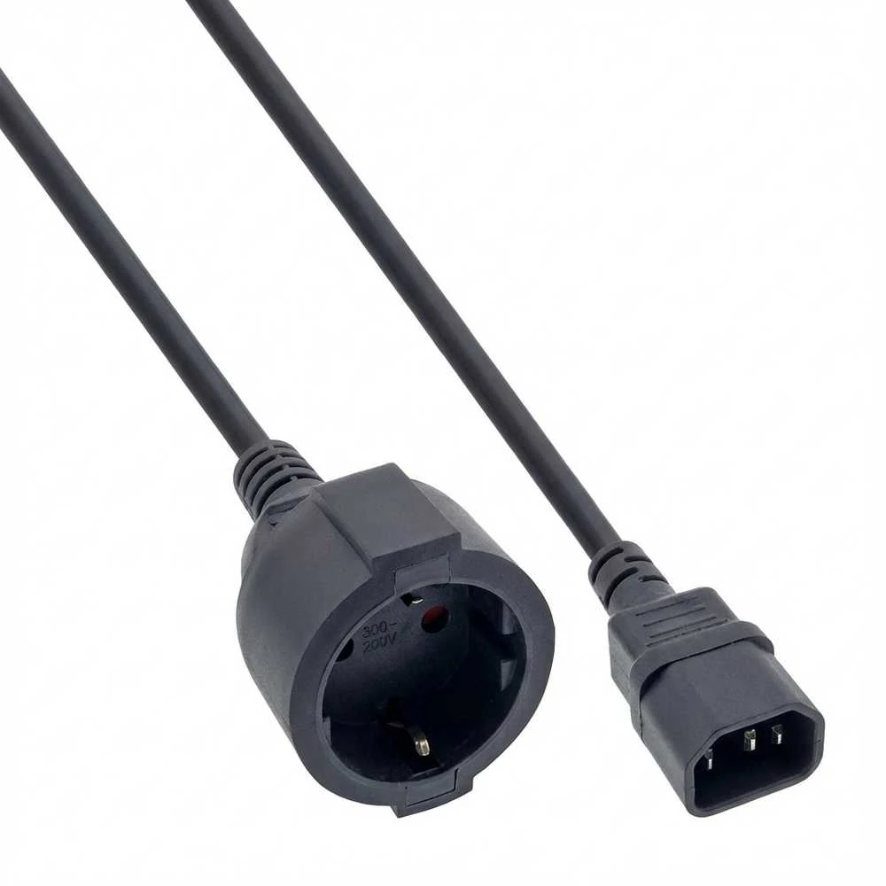 VALUE monitoriaus maitinimo kabelis 3 m, 3 m, C14 jungtis, C13 jungtis, 250 V, 10 A
