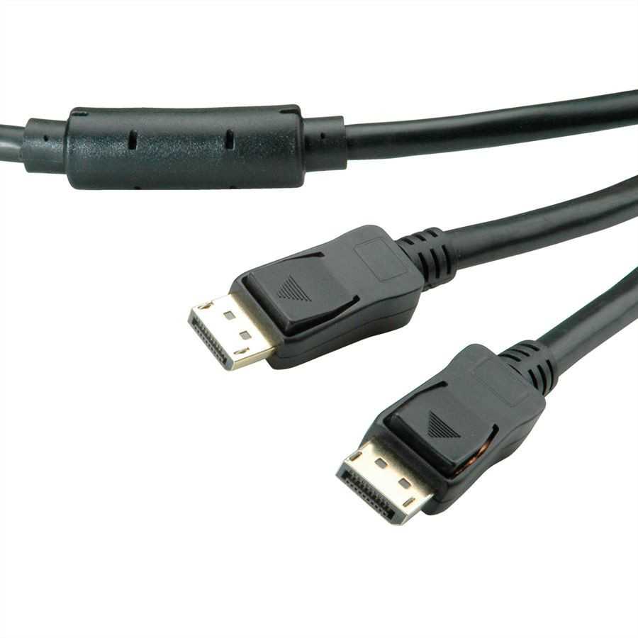 Kabelis Value DisplayPort - DisplayPort 15m juoda (14.99.3495)