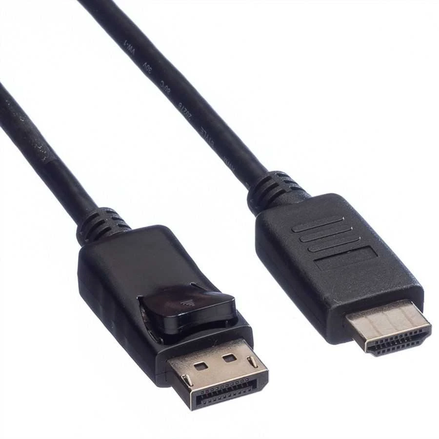 Kabelis Value DisplayPort - HDMI 1m juoda (11.99.5780)