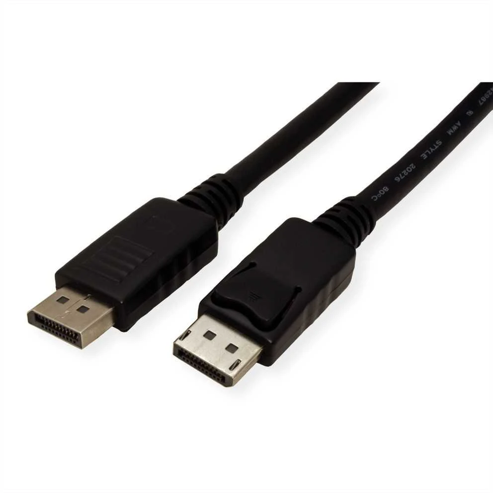 Value DisplayPort kabelis, DP-DP, M/M 10 m, 10 m, DisplayPort, DisplayPort, kištukas, kištukas, 4096 x 2560 pikselių