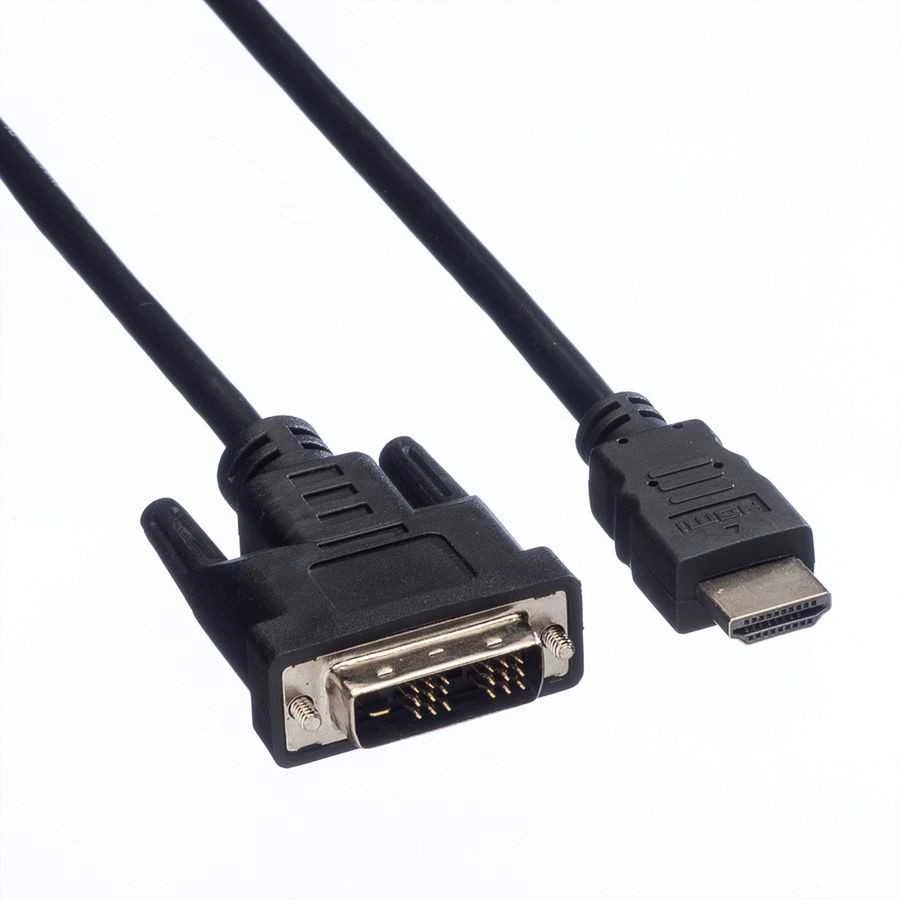 Kabelis Value 1.5m juoda (11995516 1.5 M Dvi-D Hdmi)