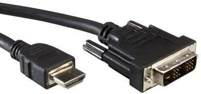 Kabelis Value HDMI - DVI-D 2m juoda (11.99.5522)