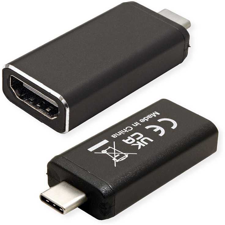 USB Value USB-C į HDMI adapteris, juodas (12.99.3227)