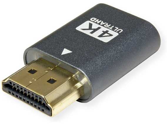 Adapteris AV Value Ekranas Adapteris, wirtualny emulator HDMI (EDID) 4K