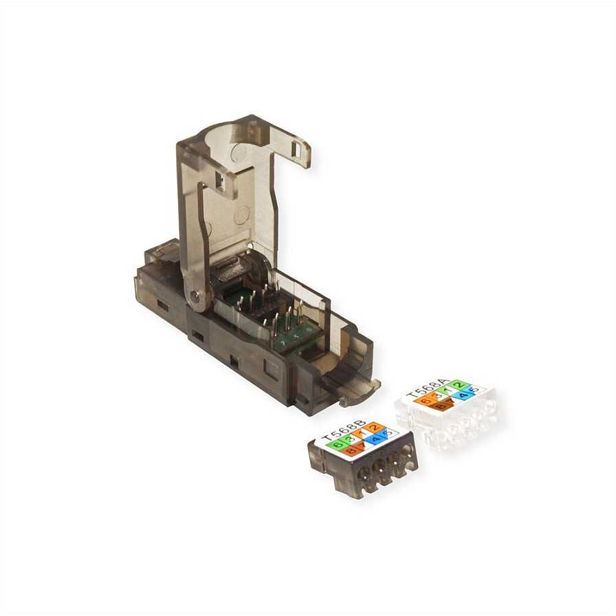 „Value VALUE“ RJ-45 Cat.6A (EA klasės) lauko jungtis, UTP
