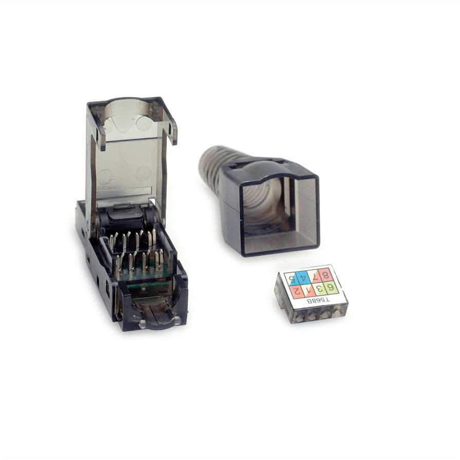 „Value VALUE“ RJ-45 Cat.6A (EA klasės) lauko jungtis, UTP