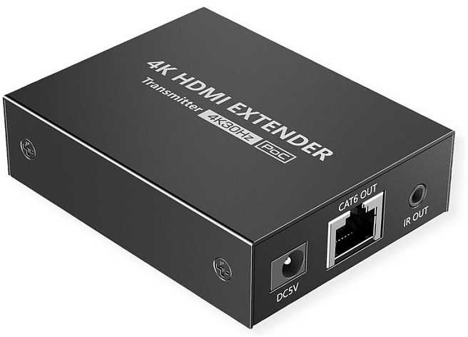 Vertė VALUE HDMI A/V ilgintuvas per Cat.6A kabelį, 4K@30Hz, 40m