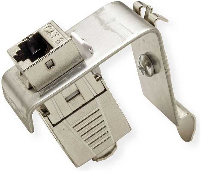 AV Value VALUE adapteris DIN bėgio adapteris, tuščias, skirtas 1 trapecijos jungties jungtims