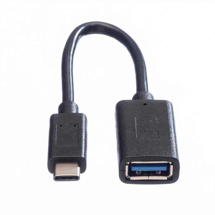 Adapteris USB Value USB-A - USB-C Juodas (11999030)