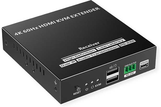 Przełącznik Value VALUE Przedłużacz KVM przez Cat. 6/6A, HDMI, 4K@60Hz, maks. 120m