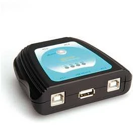 USB 2.0 spausdintuvo jungiklis su 4 prievadais