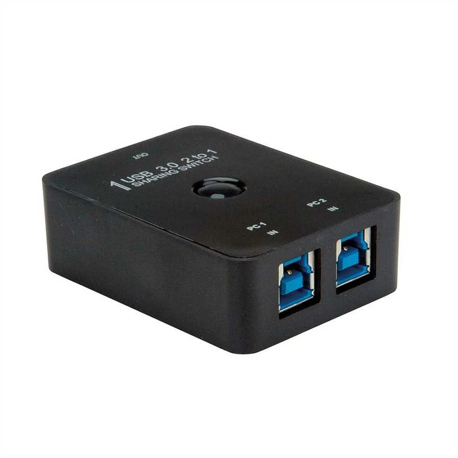 USB šakotuvas „Value Manual“ USB 3.2 Gen 1 jungiklis, 2 prievadai