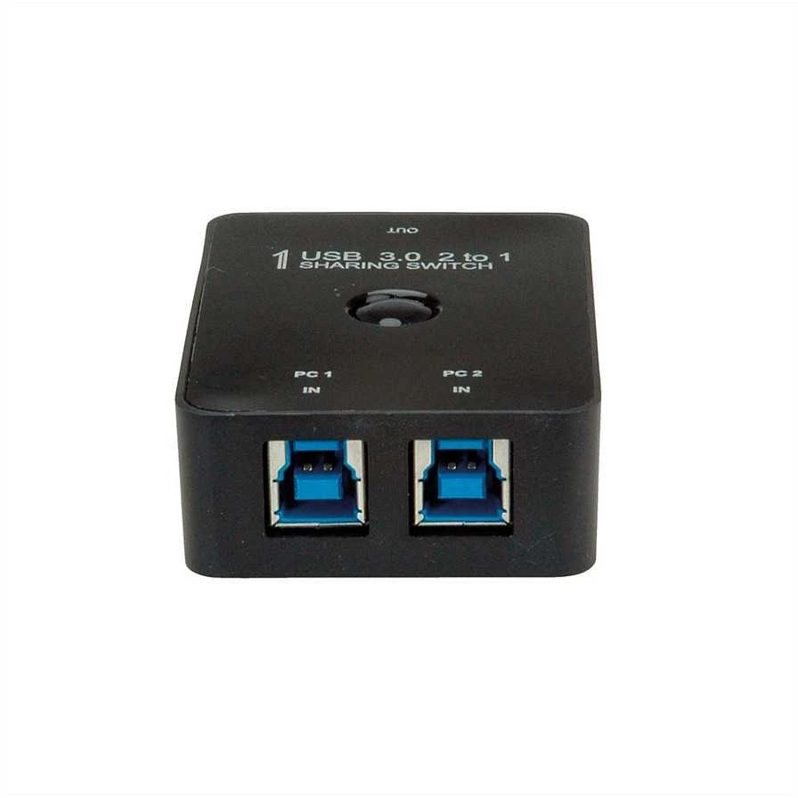 USB šakotuvas „Value Manual“ USB 3.2 Gen 1 jungiklis, 2 prievadai