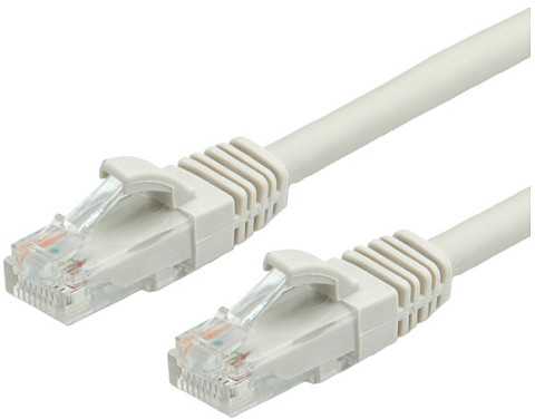 Value Vertė VERTĖ – Patch – Kabelis – RJ- 45 (M) iki RJ- 45 (M) – 7 m – UTP – CAT 6a – formos, be Haken – pilka, RAL 7044 (21.99.0876)